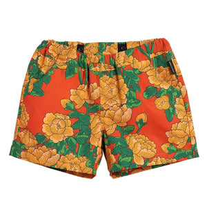 ViaMonte Shop | Mini Rodini short baby girl stampa fiori in cotone organico
