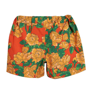 ViaMonte Shop | Mini Rodini short bambina stampa fiori in cotone organico