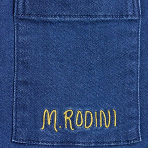 ViaMonte Shop | Mini Rodini tuta intera baby girl in denim di cotone organico