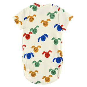 ViaMonte Shop | Mini Rodini body baby girl in cotone organico stampato