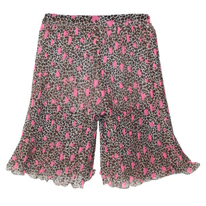 ViaMonte Shop | Miss blumarine pantalone bambina con stampa animalier in viscosa