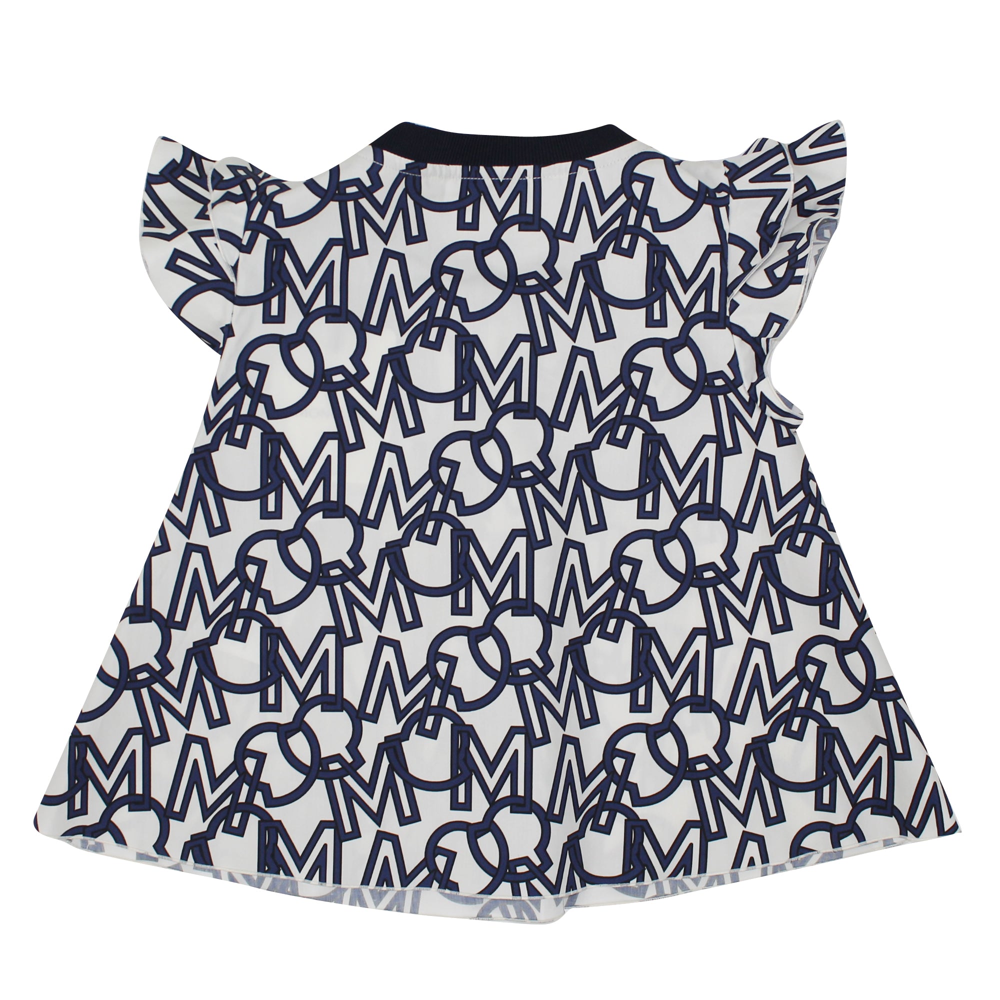 ViaMonte Shop | Moncler Enfant t-shirt bambina stampa logo all over in cotone