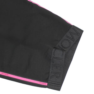 ViaMonte Shop | Moncler Enfant leggings bambina nero in cotone stretch