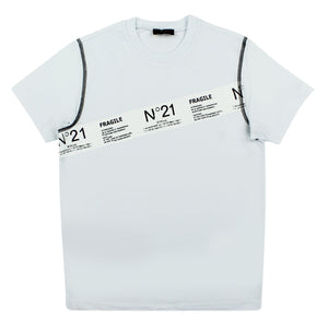 ViaMonte Shop | N°21 t-shirt teen bianca in jersey di cotone