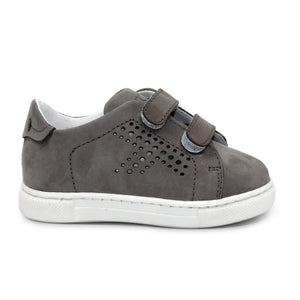 ViaMonte Shop | Tod's bambino sneakers grigia in pelle scamosciata