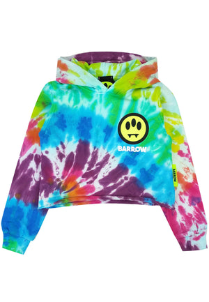ViaMonte Shop | Barrow felpa tie dye multicolor bambina in cotone