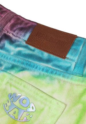 ViaMonte Shop | Barrow shorts multicolor bambina in denim di cotone tie dye