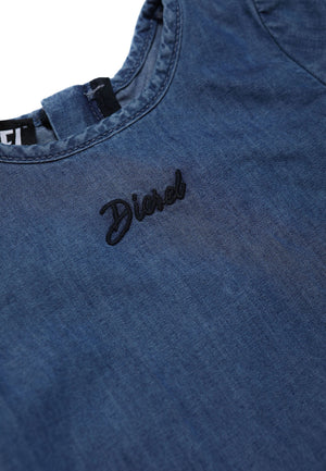 ViaMonte Shop | Diesel Kid abito Delasib neonata in denim di cotone