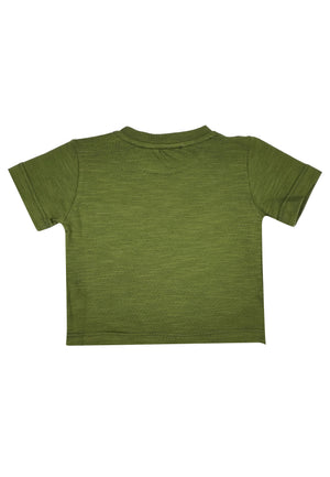 ViaMonte Shop | Dondup Kids t-shirt verde neoanto in jersey di cotone