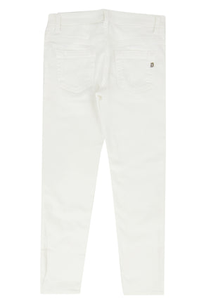 ViaMonte Shop | Dondup pantalone Premier panna ragazzo in cotone stretch