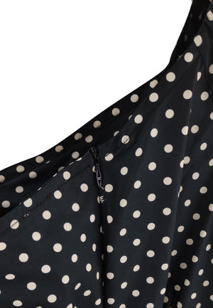 ViaMonte Shop | Elisabetta Franchi tuta bambina stampa pois in popeline di cotone