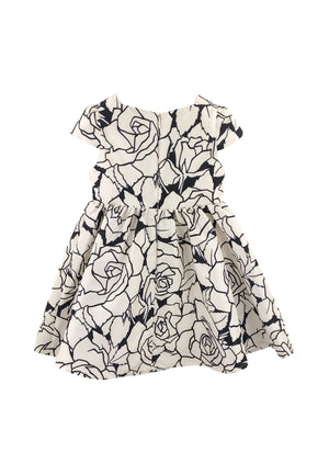 ViaMonte Shop | Elisabetta Franchi abito burro neonata stampa rose
