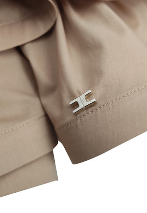 ViaMonte Shop | Elisabetta Franchi La Mia Bambina gonna cammello bambina in popeline di cotone