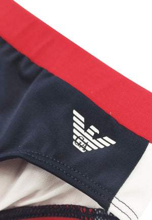 ViaMonte Shop | Emporio Armani costume slip color block ragazzo in lycra