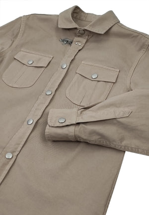 ViaMonte Shop | Fay camicia beige bambino in twill di cotone