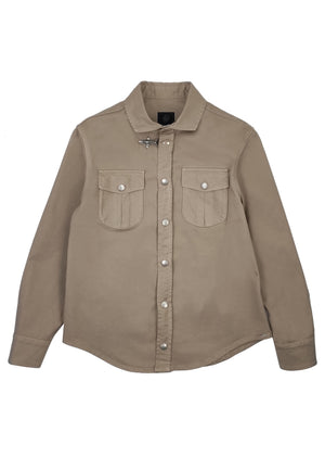 ViaMonte Shop | Fay camicia beige ragazzo in twill di cotone