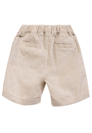 ViaMonte Shop | Fay bermuda beige neonato in misto lino