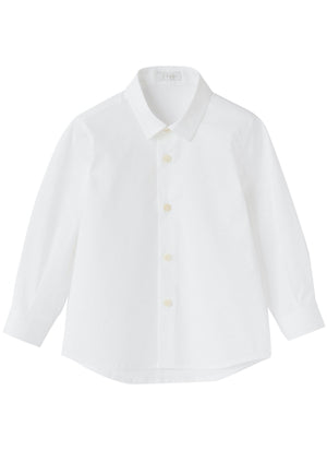 ViaMonte Shop | Il Gufo camicia bianca neonato in cotone stretch
