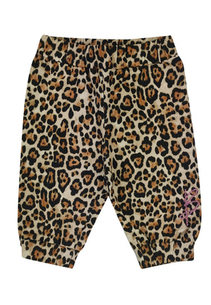 ViaMonte Shop | Miss Blumarine pantalone neonata stampa animalier in felpa di cotone