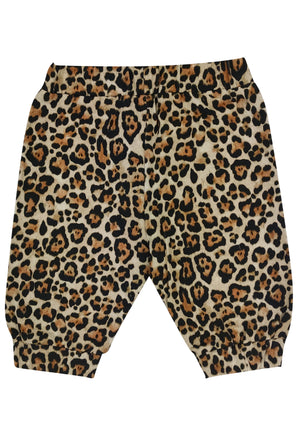 ViaMonte Shop | Miss Blumarine pantalone neonata stampa animalier in felpa di cotone