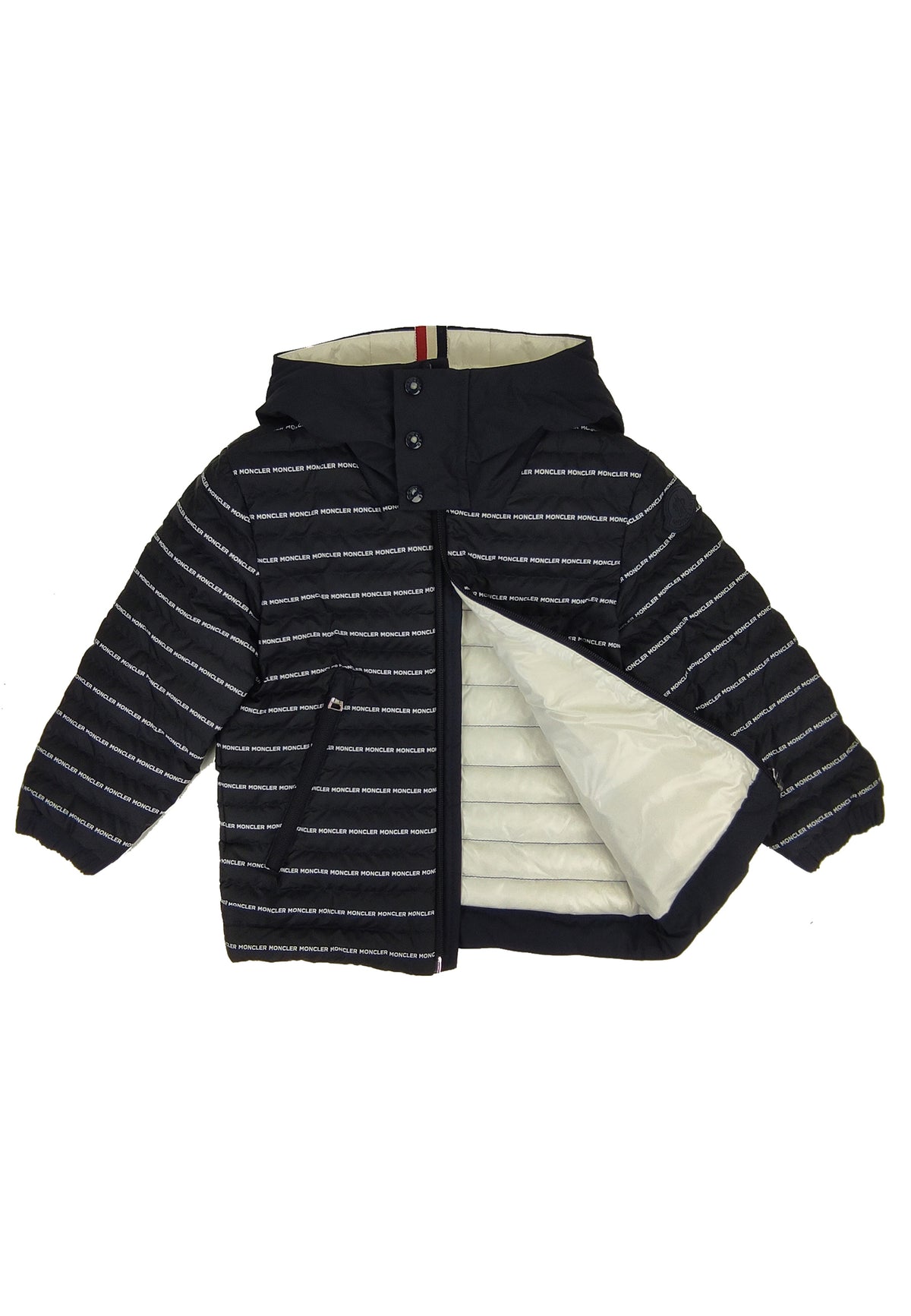 ViaMonte Shop | Moncler Enfant giacca blu bambino in nylon