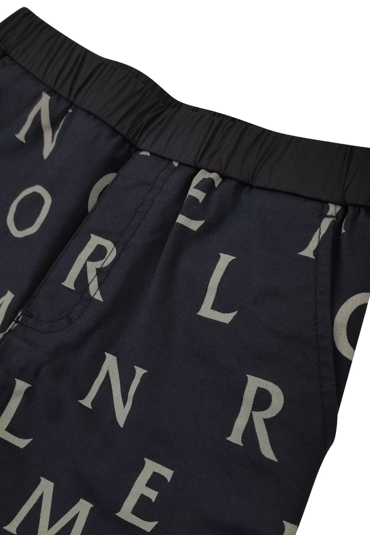 ViaMonte Shop | Moncler Enfant bermuda blu bambino in cotone stampato