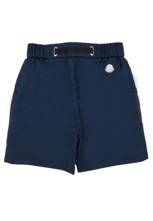 ViaMonte Shop | Moncler Enfant bermuda blu bambino in cotone