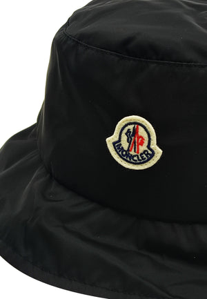 ViaMonte Shop | Moncler Enfant cappello bucket nero ragazzo in nylon