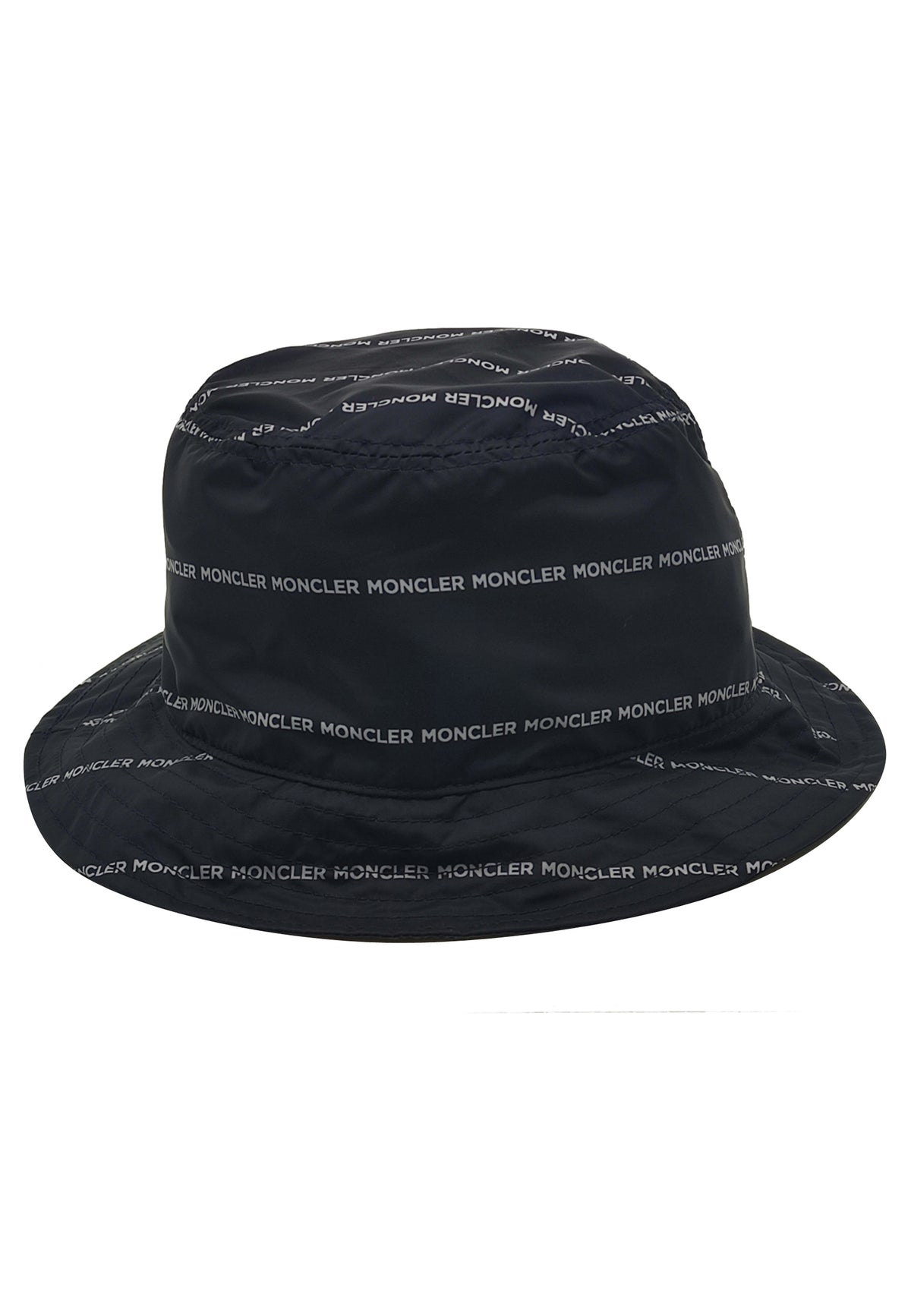 ViaMonte Shop | Moncler Enfant cappello bucket blu neonato in nylon