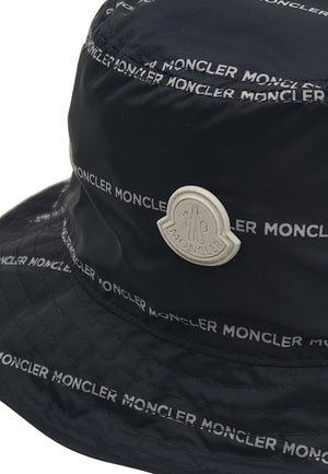 ViaMonte Shop | Moncler Enfant cappello bucket blu neonato in nylon