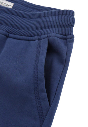 ViaMonte Shop | Woolrich bermuda jogging blu ragazzo in felpa di cotone
