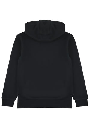ViaMonte Shop | Adidas felpa nera ragazzo in cotone