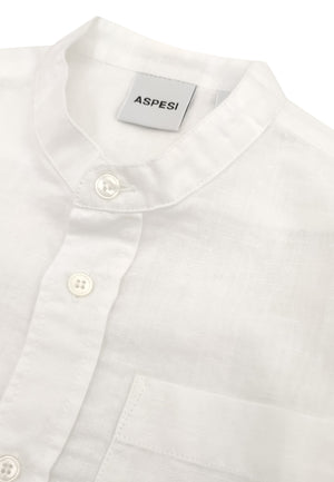 ViaMonte Shop | Aspesi camicia bambino bianca in misto lino