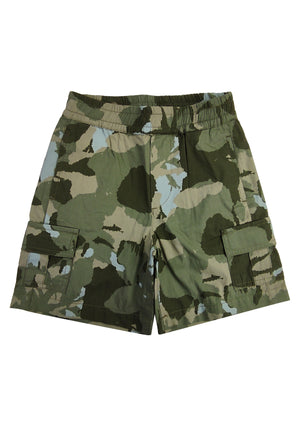 ViaMonte Shop | Aspesi bambino bermuda cargo camouflage in cotone