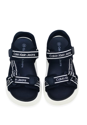 Calvin Klein Jeans sandalo ragazzo nero | ViaMonte Shop