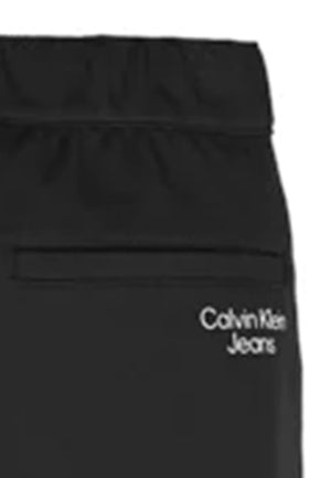 ViaMonte Shop | Calvin Klein Jeans pantalone nero bambino in misto viscosa