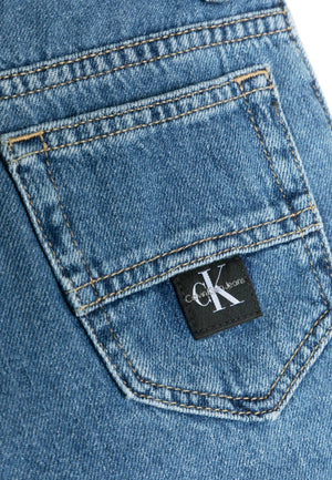 ViaMonte Shop | Calvin Klein Jeans bermuda blu ragazzo in denim