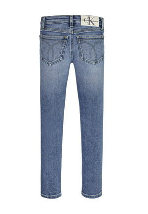 ViaMonte Shop | Calvin Klein Jeans jeans blu bambina in denim