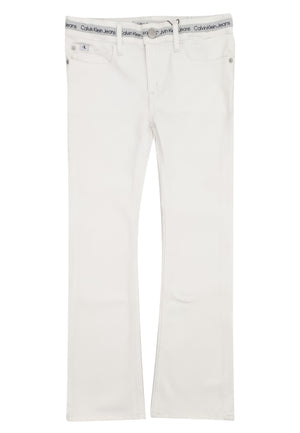 ViaMonte Shop | Calvin Klein Jeans jeans bianco ragazza in denim