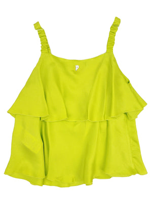 ViaMonte Shop | Dondup kids top lime ragazza in raso
