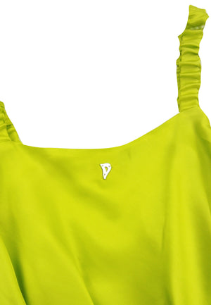 ViaMonte Shop | Dondup kids top lime ragazza in raso