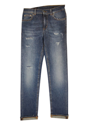 ViaMonte Shop | Dondup jeans Brighton blu ragazzo in cotone