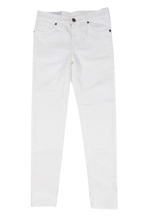 ViaMonte Shop | Dondup kids jeans bianco George skinny fit ragazzo in denim