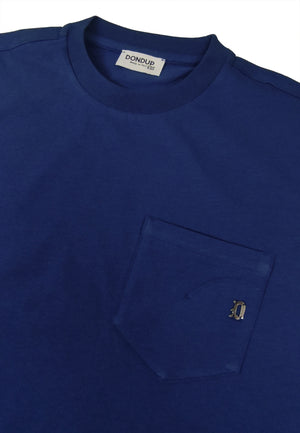 ViaMonte Shop | Dondup Kids t-shirt blu navy bambino in jersey di cotone