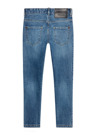 ViaMonte Shop | Dsquared2 jeans skater blu bambino