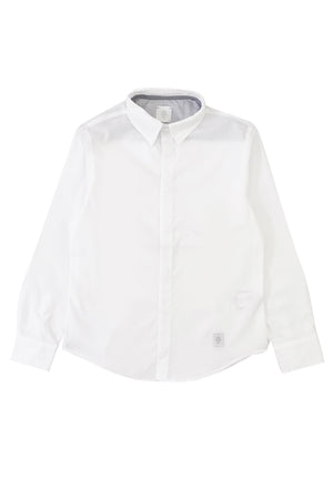 ViaMonte Shop | Eleventy camicia bianca ragazzo in cotone