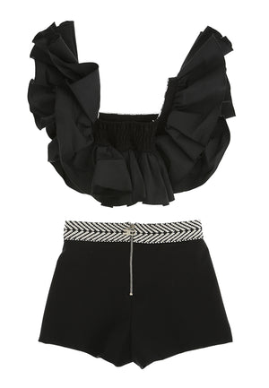 ViaMonte Shop | Elisabetta Franchi completo nero bambina