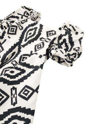 ViaMonte Shop | Elisabetta Franchi vestito bianco bambina in cotone