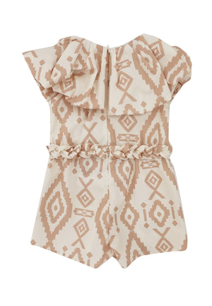ViaMonte Shop | Elisabetta Franchi tuta burro e rosa bambina in cotone