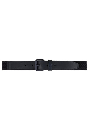 ViaMonte Shop | Emporio Armani cintura blu ragazzo in tessuto intrecciato